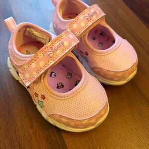 Disney Minnie Mouse Pink Polka Dot Toddler Girls Mary Jane Shoes Size 4